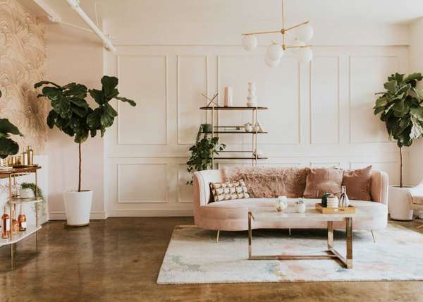 A modern living room style