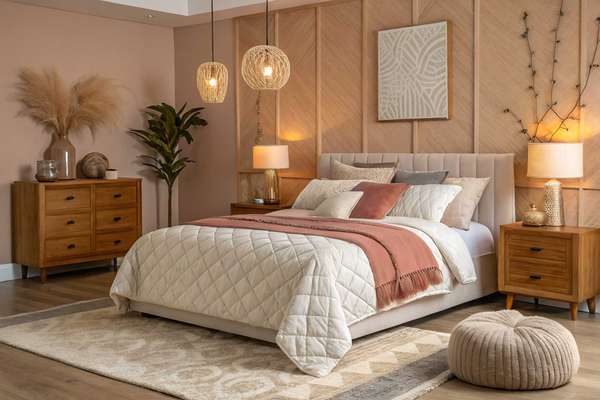 bedroom in hotel