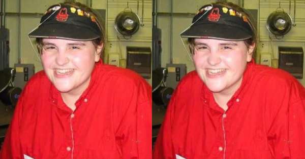 Facebook - pictured above is Ashleigh