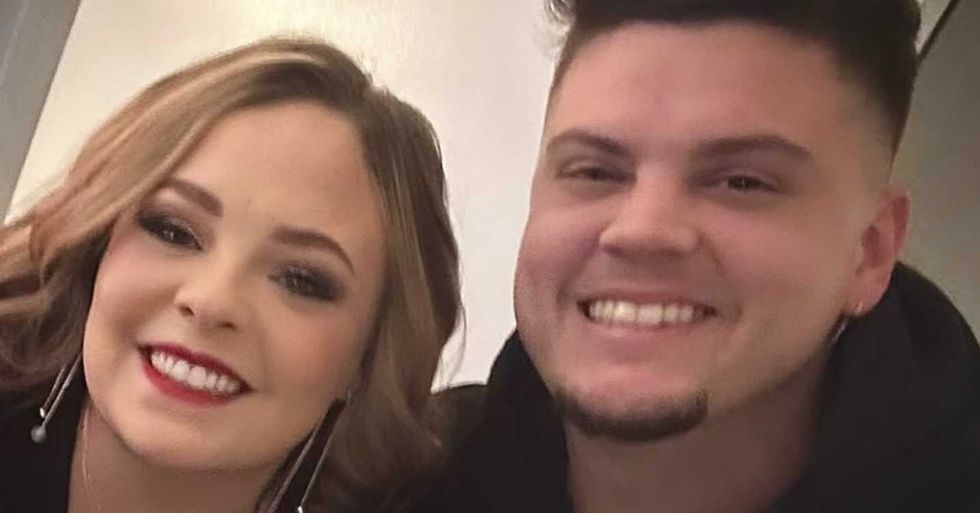 pictured above Catelynn smiles with Tyler in a selfie