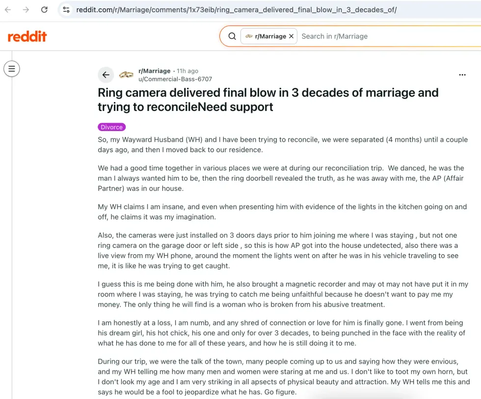 Pictured above is a screenshot of the original Reddit post for you to read
