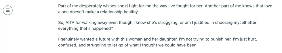 Pictured above is a second screenshot of the original Reddit post for you to read