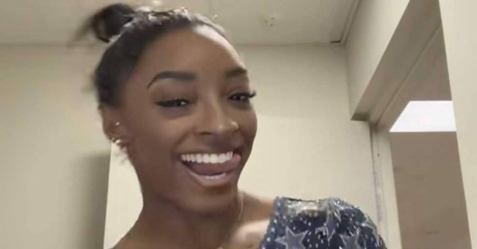 TikTok - pictured above is Simone
