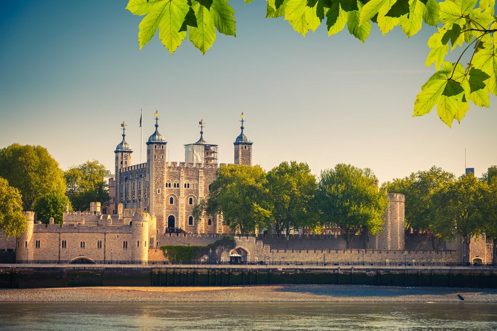 View on Tower of London from Thames